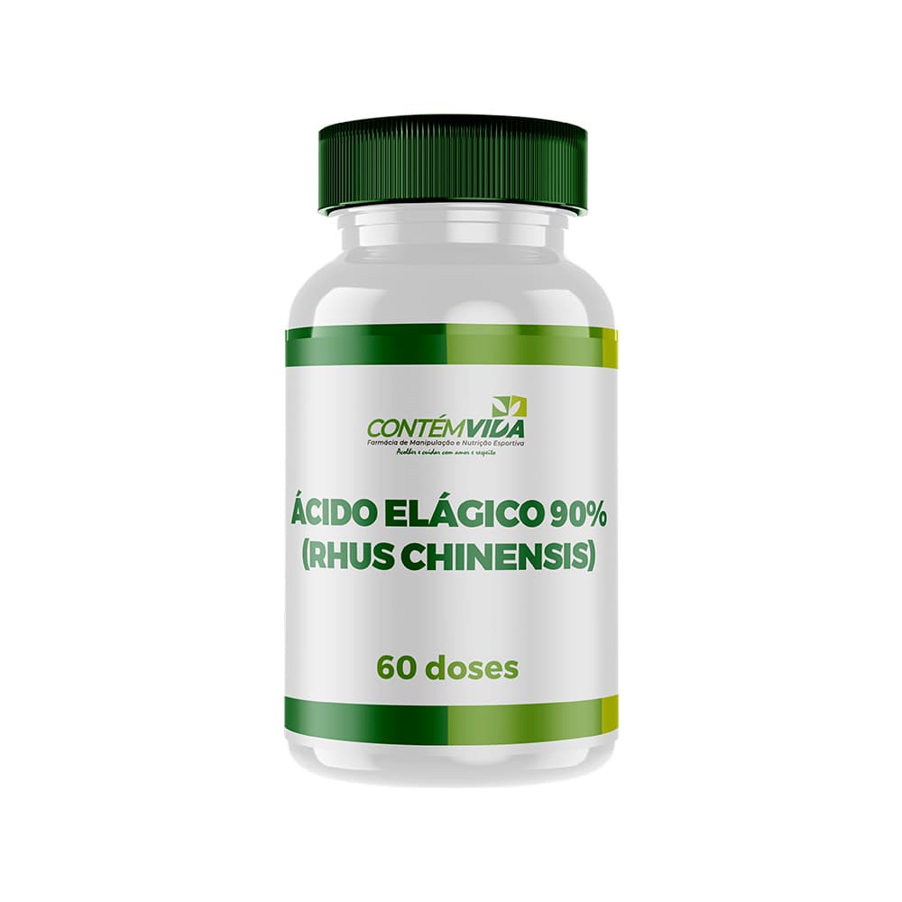 Ácido Elágico 90% (Rhus chinensis) 500mg | 60 doses