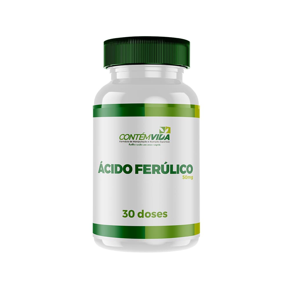 Ácido Ferúlico 50mg | 30 doses