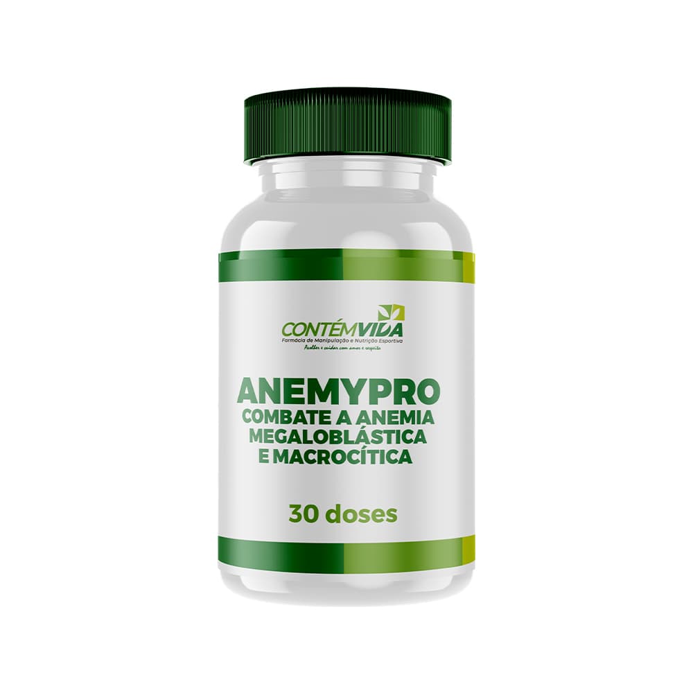 AnemyPro: Combate a Anemia Megaloblástica e Macrocítica | 30 doses