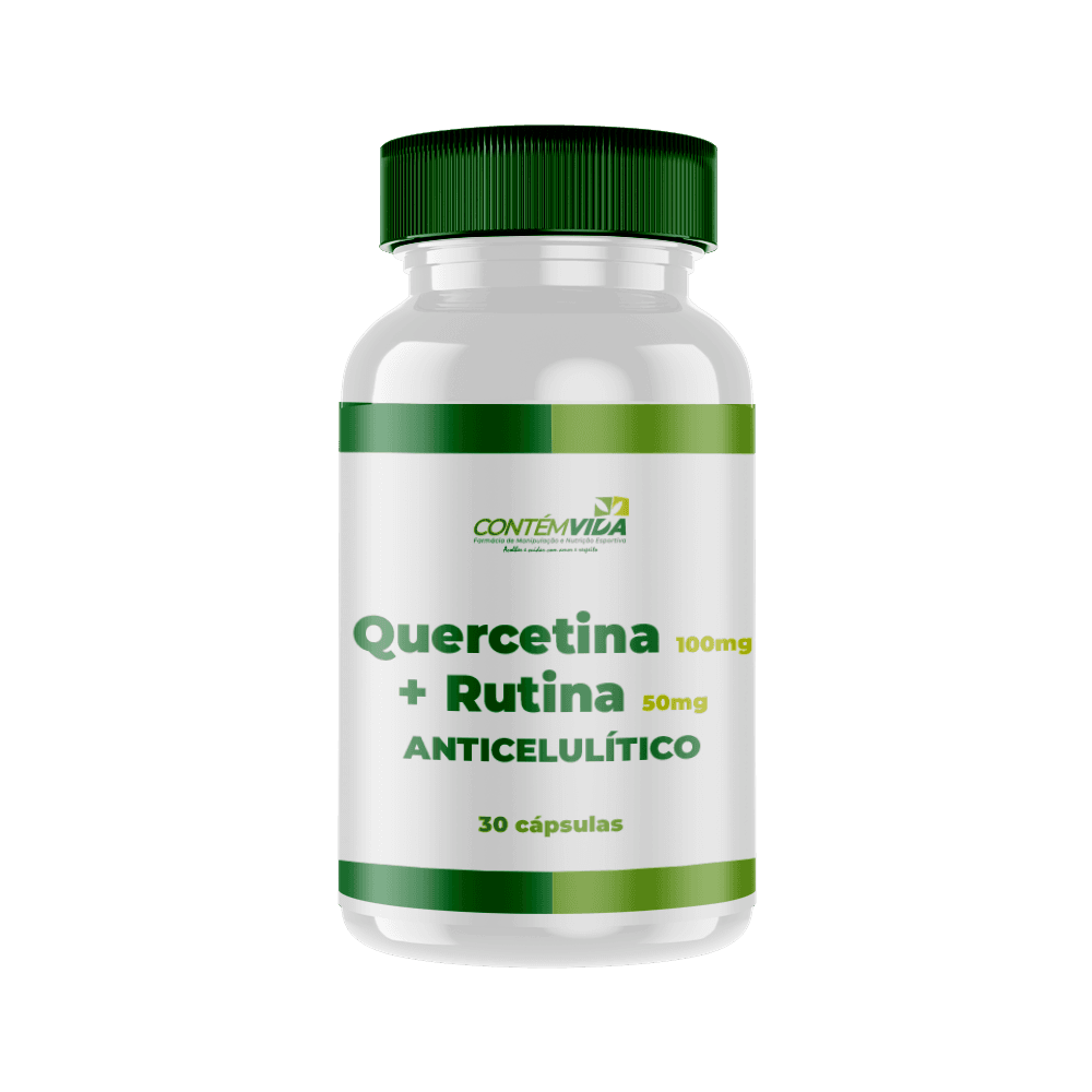 Anticelulítico Quercetina 100mg + Rutina 50mg | 30 cápsulas