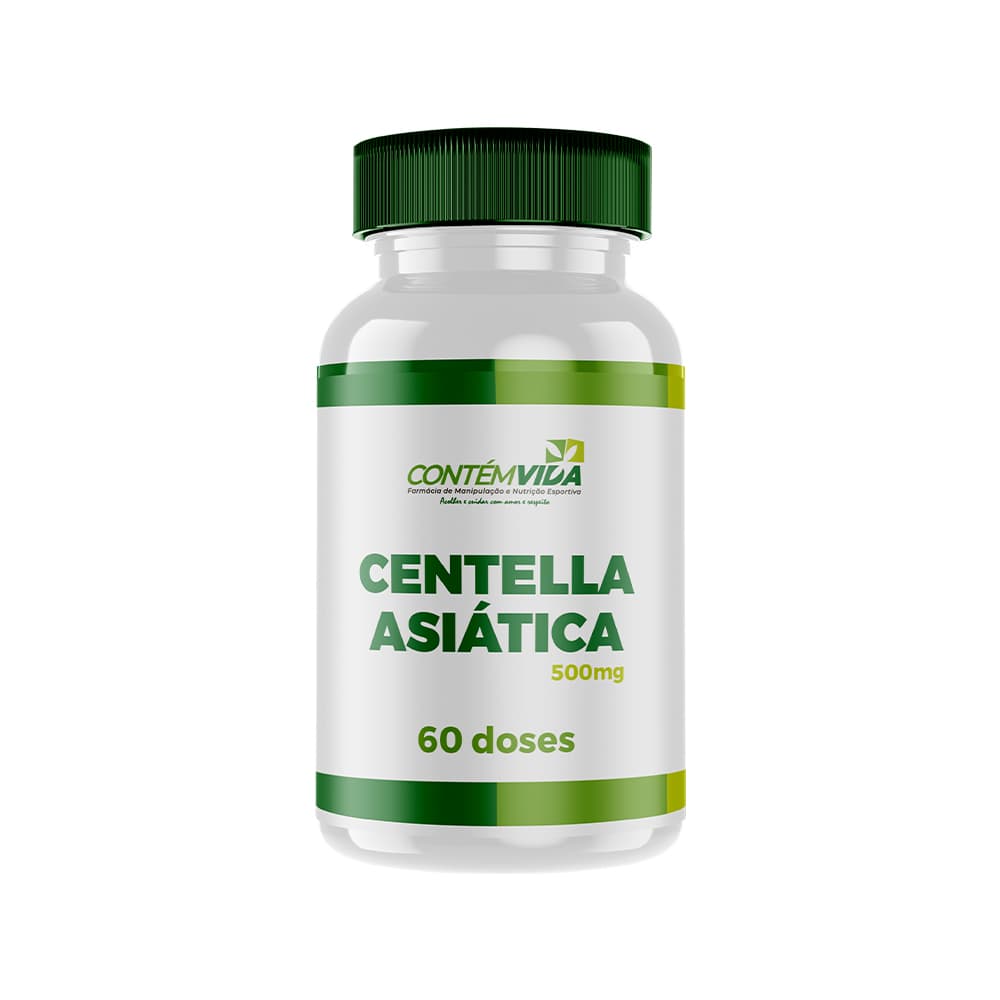 Centella Asiática 500Mg | 60 doses