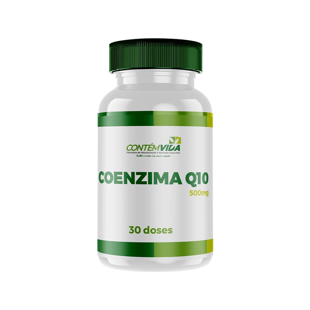 Coenzima Q10 (Ubiquinona) CoQ10 500mg | Alta Potência | 30 doses