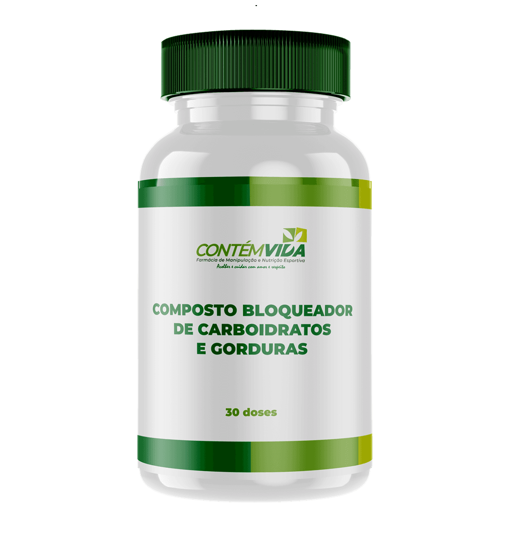 Composto Bloqueador de Carboidratos e Gorduras | 30 doses