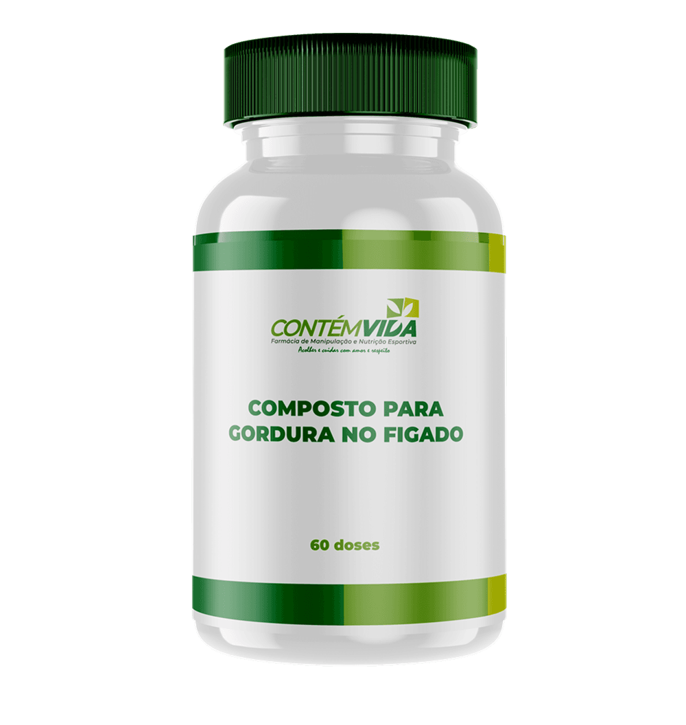 Composto Para Gordura no Fígado | 60 doses