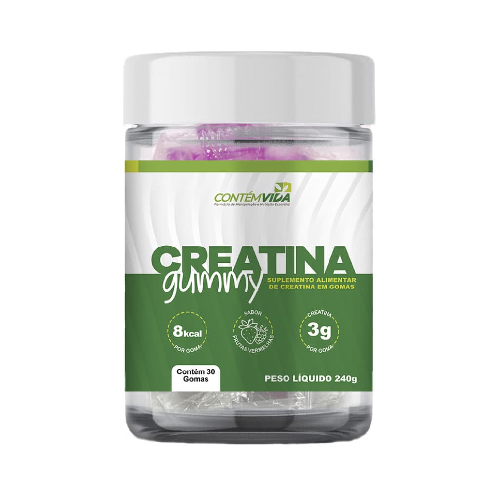 Creatina Gummies Frutas Vermelhas