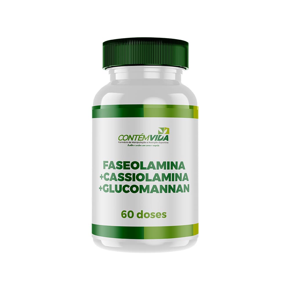Faseolamina + Cassiolamina + Glucomannan | 60 doses