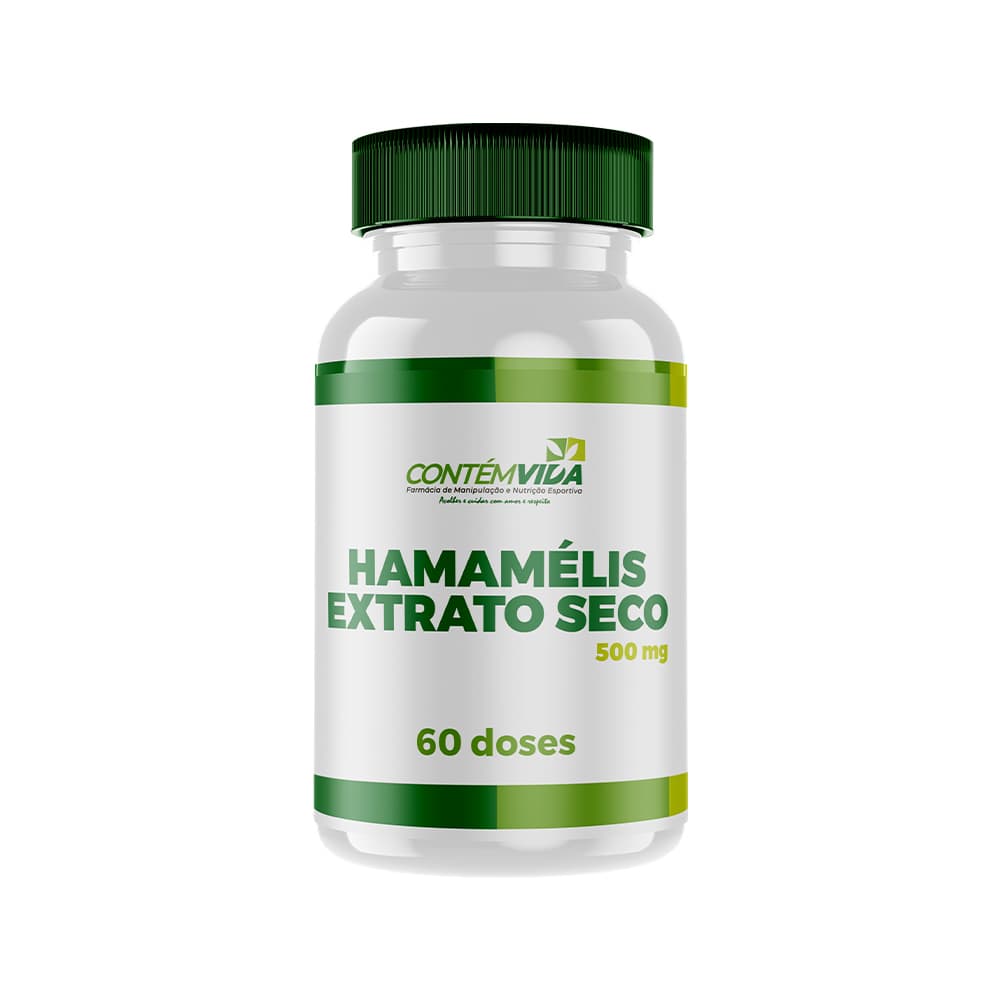 Hamamélis Extrato Seco 500mg | 60 doses