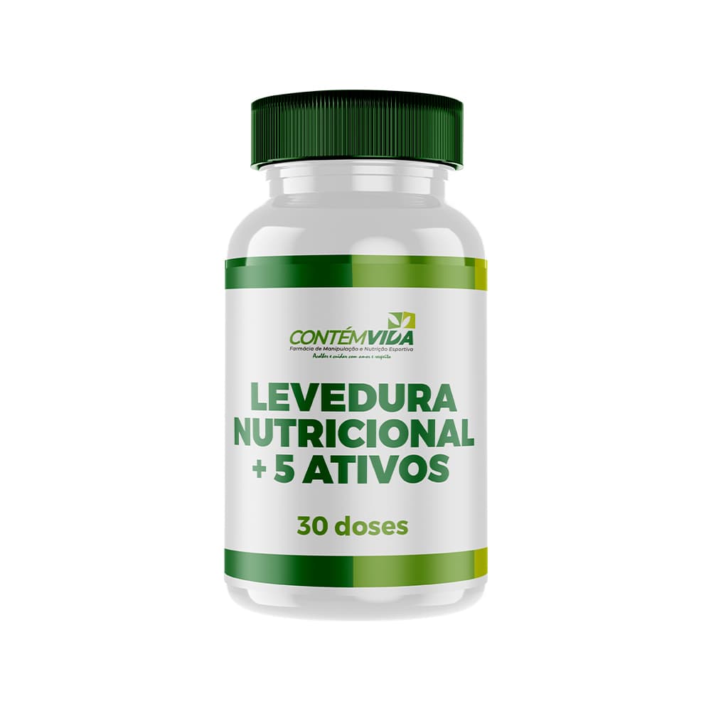 Levedura Nutricional + 5 Ativos | 30 doses