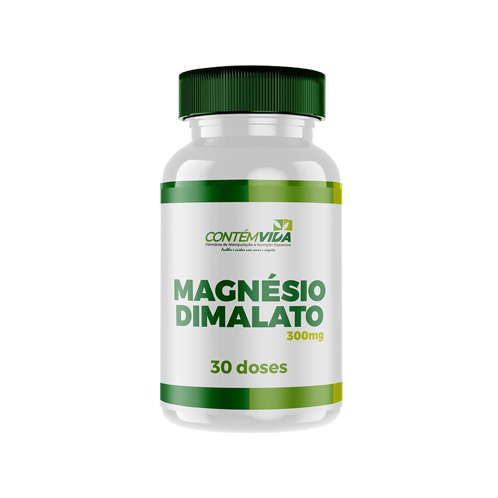 Magnésio Dimalato 300mg | 30 doses