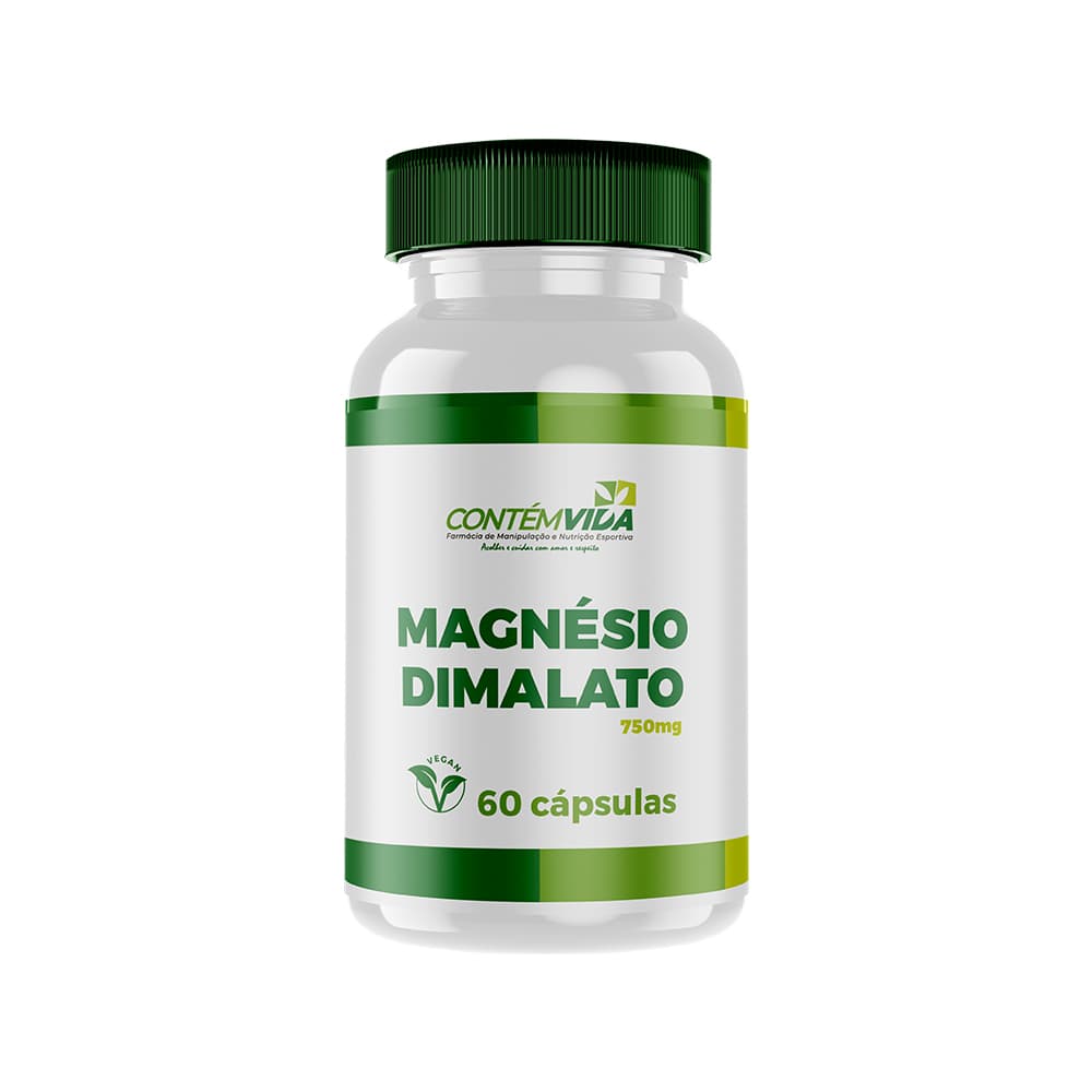 Magnésio Dimalato 300mg | 60 doses