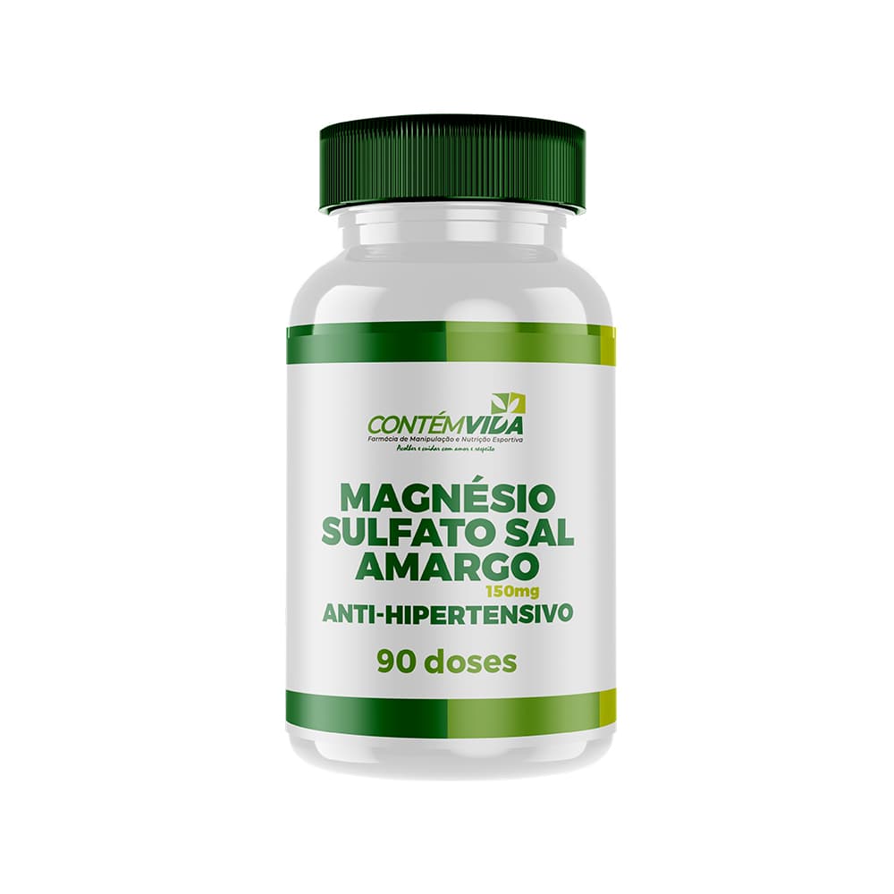 Magnésio Sulfato (Sal Amargo) 530mg | 90 doses
