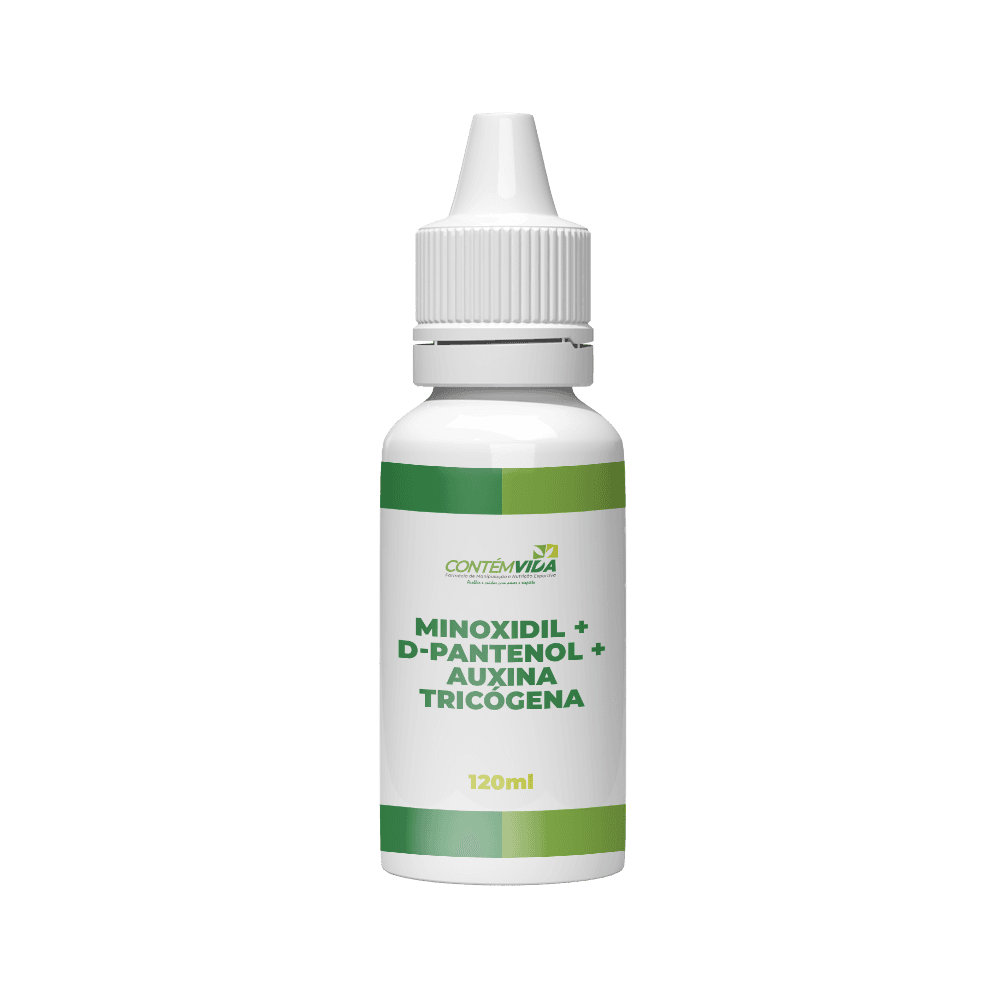 Minoxidil + D-Pantenol + Auxina Tricógena | 120ml