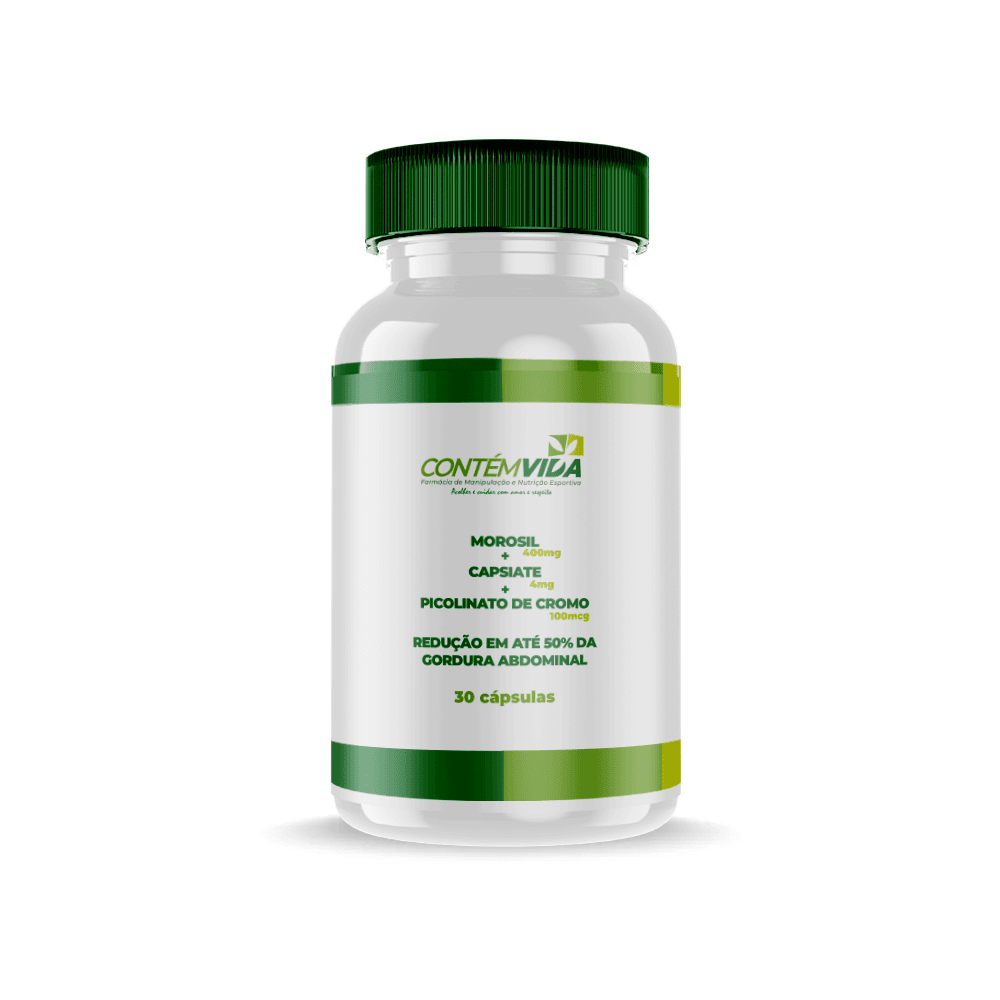 Morosil 400mg + Capsiate 4mg + Picolinato de Cromo 100mcg | 30 doses
