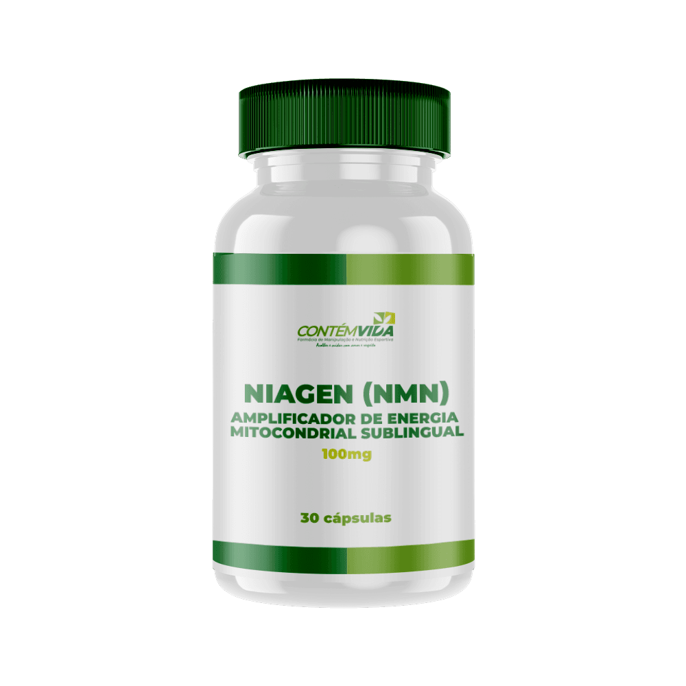 Niagen (NMN) 100mg | Amplificador de Energia Mitocondrial Sublingual | 30 doses