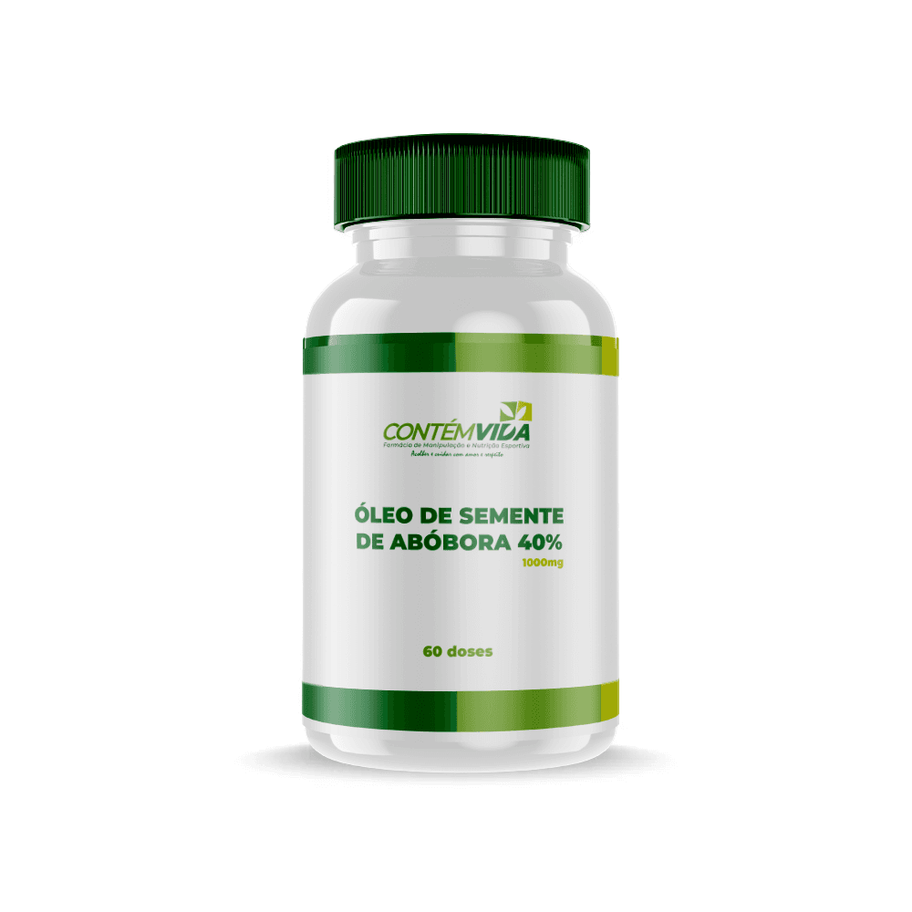 Óleo De Semente De Abóbora 40% 1000mg | 60 doses