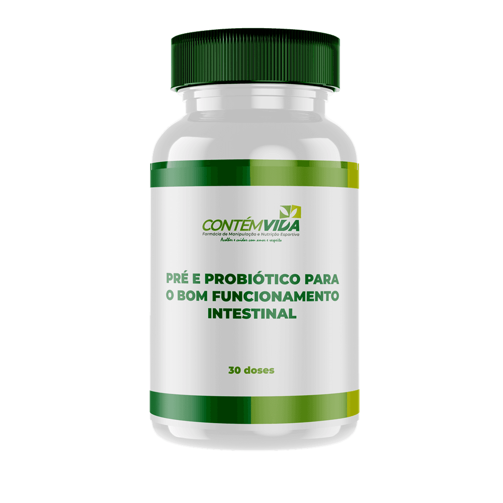 Pré e Probiótico Para o Bom Funcionamento Intestinal | 30 doses
