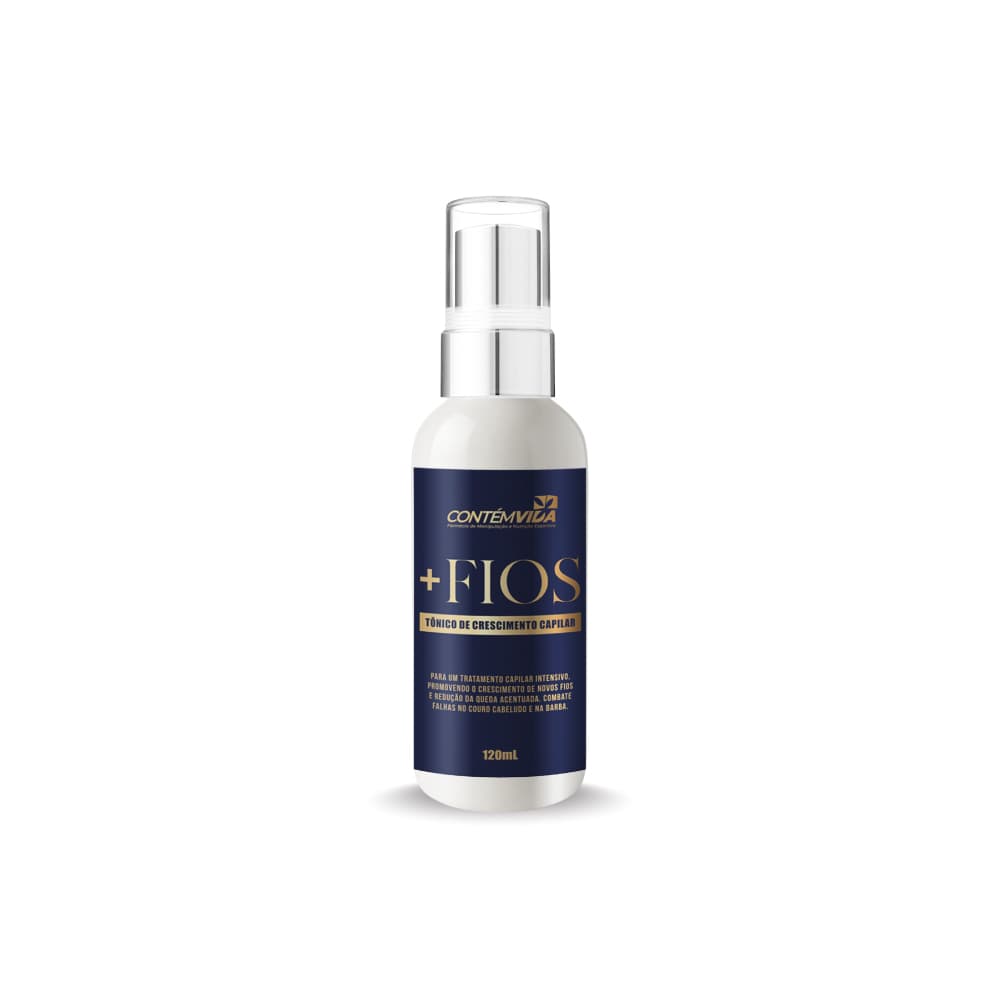 Spray Mais Fios | Minoxidil 5% 120ml